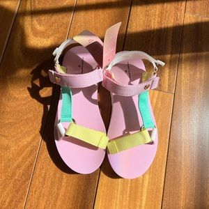 Stoney Clover Lane X Target NWT rainbow sandals sz 7